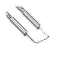 Banner Engineering IAM.752S Fiber Optic Sensors Glass Fiber Opposed Mode 0.61 m long; 1.17 mm dia. Bundle; Stainless Steel Sheath; 1.5 mm dia. Angled Probe