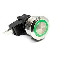 E-Switch SAV7F1311306 Anti-Vandal Anti-vandal, SPDT, On-On, Panel Mount, Front, Black, LED, White, IP67
