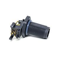 Amphenol LTW MSAP-05PMMR-SF8003 Sensor Cables / Actuator Cables M12 Circular Metric Connector, A Code, Plastic, 4A, 05 pins, Male Connector, Male Contact, Hexagonal, M12*1.0, Screw Thread, PCB 90 , Receptacle, Front Fastened, IP68 / IP69K