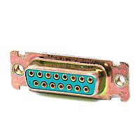 Cinch DAME15S Receptacle DSUB 15F SOD E GF ZINC