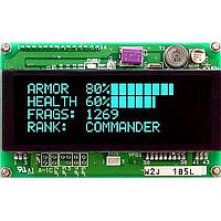 Matrix Orbital VFD2041 VFD Displays (Vacuum Fluorescent Displays) Vacuum Florescent Blue/Green Text