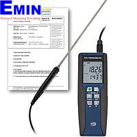 PCE HPT 1-ICA Digital Thermometer (-100~400°C; 0,01°C; ISO Calibration Cert.)