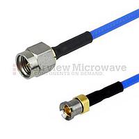 Fairview FMC0233085 SMA Male to Smooth Bore SMP Male Bulkhead Cable FM-F086 Coax