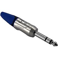 Io Audio Technologies IO-M3MBL Phone Connectors Connector, 1/4" TRS, Shark Blue, Stereo