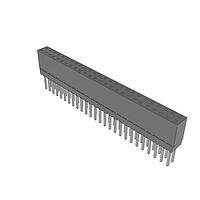 Samtec ESQ-126-13-L-D Sockets Elevated Socket Strip, 0.100" Pitch