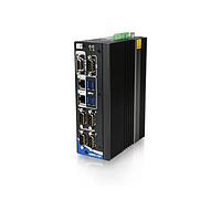 IEI Technology DRPC-130-AL-E1-R11 Industrial PCs Fanless embedded system, IntelApollo Lake x5-E3930 1.3GHz (up to 1.8GHz, dual core), two HDMI, 8-bit DIO, CAN-Bus, COM, 12-24V DC and RoHS
