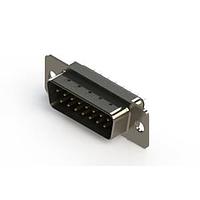EDAC 627-015-320-541 Standard Card Edge Connectors 627 Series vertical D-Sub plug connector with 15 pin type contacts that have 15 " gold plating. The contacts have .105" (2.67mm) to .160" (4.06mm) long P.C.B tails and the insulator is high temp' rated.The body is low profile metal and the flange is