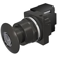 SIEMENS 52BP3BA Mushroom 3POS,NEMA4X,MOM,FV 6V,BLK-CLR