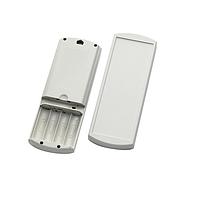 Bud Industries HH-3570-B Hand Held Grabber Style J Plastic Box with AA Battery Compartment (7.2 X 2.6 X 1.1 In)