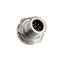 Amphenol LTW BSD-04PMMP-SC7001 Standard Circular Connector Ceres, Standard Size, Metal, 5A, 04 pins, Male Connector, Male Contact, Circular, Screw Thread, PCB 180, Receptacle, IP67