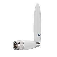 Taoglas TG.66.A113W Cellular White Wideband 600-6000MHz 5G/4G Connector Mount Monopole Antenna - Hinged SMA Male