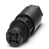 PHOENIX CONTACT 1423977 Circular Metric Connectors QPD W3PE2,5 6-10 M25 DT BK