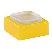 NKK Switches AT4076BE Button WHT BUTTON/YLW FRAME CAP FOR JB ILLUM