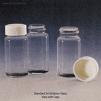 Wheaton WH.986562 Vial ls 20ml large open, metal, urea cap