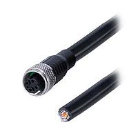 Same Sky (formerly CUI Devices) CDM1272-04D-01FST-1M-67 Sensor Cables / Actuator Cables Straight,Shielded,D-Code 4PIN ,Screw Copper alloy,PUR  1.0M
