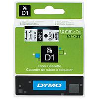 DYMO 63020701 Labelmanager D1 Black/White Tape (12mm x 7m)