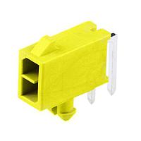 Molex 212528-0641 PCB Receptacle Micro-Fit+ Versa Color RA Header Thru Hole  Dual Row 6 Ckts  (Au) GloWire Ylw