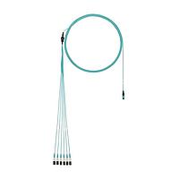 Panduit FXTRL8NUSSNM005 Fiber Optic Cable Assemblies OM3 12-fiber round harness cable, LSZH,