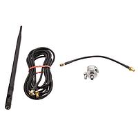 Banner Engineering BWA-ANTKIT-002 Mid-Range Gain Omni-Directional Antenna Kit Antenna Kit Omni 900 MHz; 5 dBi Rubber Swivel; Cables Surge Suppressor