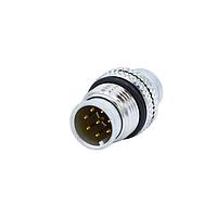 NorComp 858-008-103RLS1 Straight M12 8 P M S/C CBL MNT SHLD G/F