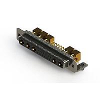EDAC 630-17W5640-7N3 Mixed Contact D-Sub Connectors Right-angle Power Combo D-Sub Connector