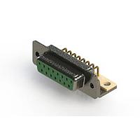 EDAC 622-M15-260-GN4 D-Sub Connectors - Standard Density EDAC Right Angle D-Sub Connector