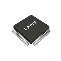 ROHM Semiconductor ML62Q1859-NNNGAZ0AX MCUs 16bit LP-MCU 512KB Flash32KB RAM 32kHz & 24MHz - 1.5 ~ 5.5V -40 ~ +105C QFP64