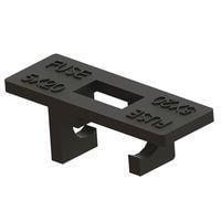 Essentra Components FC-320-NV Fuse Cover & Holder Fuse Cvr,Black,5X20 Fuse