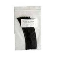 Qualtek Electronics Q2-Z-RK2-1-01-6IN-8 Heat Shrink Tubing and Sleeves REFILL 1"X6" BLACK 8 PCS