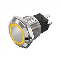 EAO 82-5151.0142 Panel Mount Indicators / Switch Indicators 82-5151.0142.indicator.-.19 mm.stainless steel.flush/flat.ring.yellow.6 V.soldering terminal