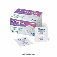 Daihan medical DM.Swa2007 MediTop® Disposable Isopropanol Swab, 개별포장 뉴스킨스왑 이소프로판올 100매