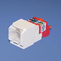 Panduit CJD5E88TGR Modular Connectors / Ethernet Connectors Mini-Com Shuttered Module Cat 5e UTP