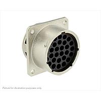 Eaton Souriau-Sunbank UT002030SWH Receptacles Female square flange receptacle IP67, 96 h salt spray, keying W