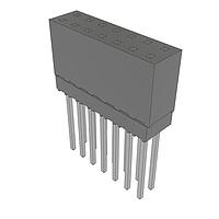 Samtec ESQ-107-14-L-D Sockets Elevated Socket Strip