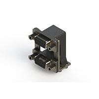 EDAC 662-009-664-049 Dual Port D-Sub Connectors Right-angle Dual Port D-Sub Connector