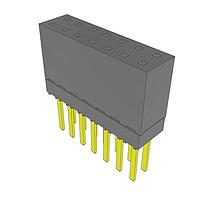 Samtec ESW-107-13-G-D Sockets .100" Elevated Socket Strip