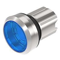EAO 45-2234.21J0.000 Switch Actuators Illuminated pushbutton actuator blue transparent lens level with front ring maintain front/housing metal