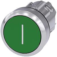SIEMENS A6X30140621 Flat Button PUSHBUTTON. GREEN