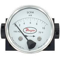 Dwyer DTFA-2A-75A Variable-Area Flowmeter for Gases, ± 5% Accuracy, Durable Aluminum, 3000 psig (1/2 in, NPT Female)