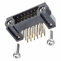 Harwin M83-LML3M7N18-0000-000 Shrouded 3R 18P M HORZ PC TAIL 4MM W/JS
