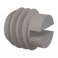 Essentra Components 011032S012 Set Screw Set Screw, Slotted Head, #10-32 Thread, 1/8 Lg