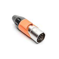 Amphenol Audio AX5M3M Cable Connectors 5P PIN M PLUG ORANGE MARK SLEEVE