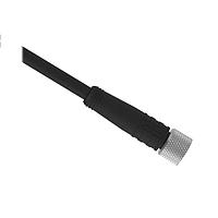 Banner Engineering BC-M8F4-24-10 Sensor Cables / Actuator Cables Cordset: Single Ended M8 Threaded; 4-pin Straight Female Connector; 10 m (32.81 ft) Black PVC Jacket; Nickel-Plated Brass Coupling Nut