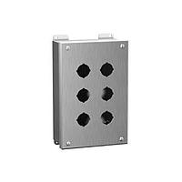 Hammond Manufacturing 1435MS16O 12 Button Pushbutton Encl - 12 PB x 22.5mm - 11.75 x 8.50 x 3.00" - 316 Stainless