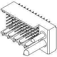 Molex 73944-1216 High Speed / Modular Connectors HDM BP GP B ST2.0 30 2.0 30 SAu GF 144Ckt