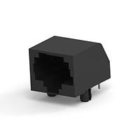 AMP Connectors - TE Connectivity 5555167-4 Modular MJ,LPF,R/A,8P,KEYED TUBE