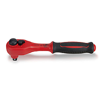 TOPTUL CHRI0815V4 VDE Insulated Reversible Ratchet Handle with Quick Release (1/4")