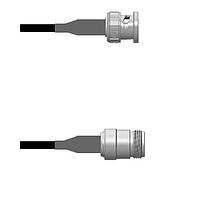 Amphenol Custom Cable Q-0L01W0008060i RF Cable Assemblies BNC-SP/N-SJ RG58 60I