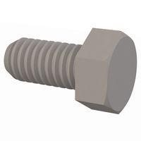 Essentra Components 50M035060J007 Cap Screw Hex Unslotted Bolt, M3.5 X .6 Thread, 7mm Lg