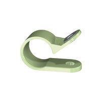 Essentra Components NM-10-F10 Cable Mounting & Accessories MS25281-F10, Loop Clamp , Green,5/8 in Hold